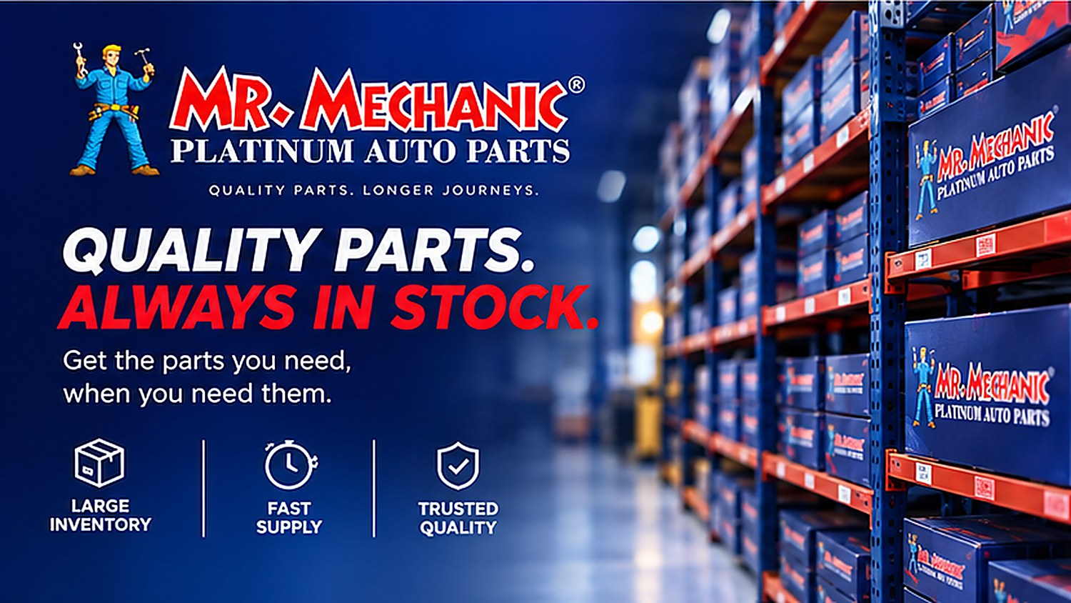 Quality parts, always in stock — large inventory, fast supply, trusted quality.